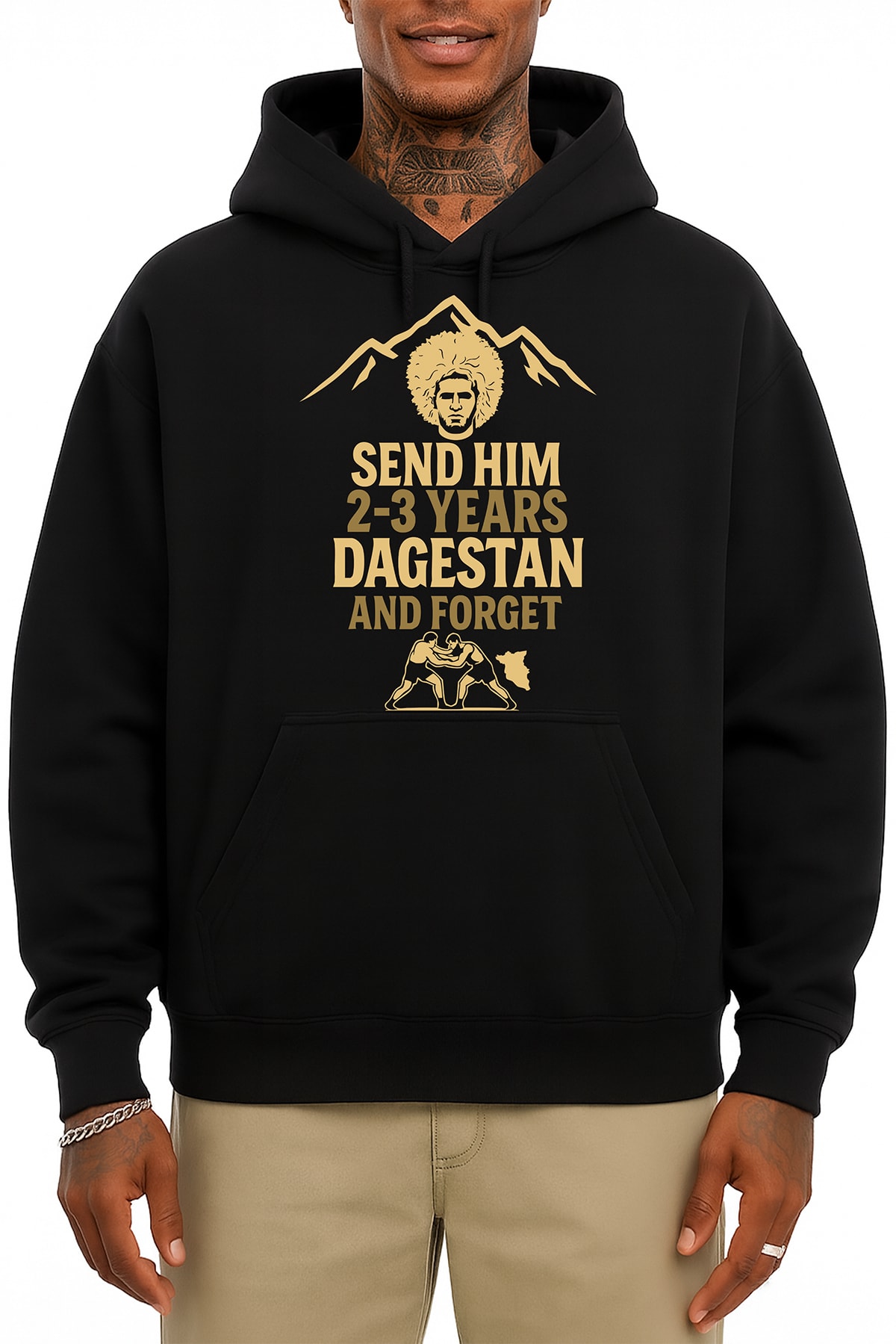 Send Him Dagestan And Forget Oversize Hoodie