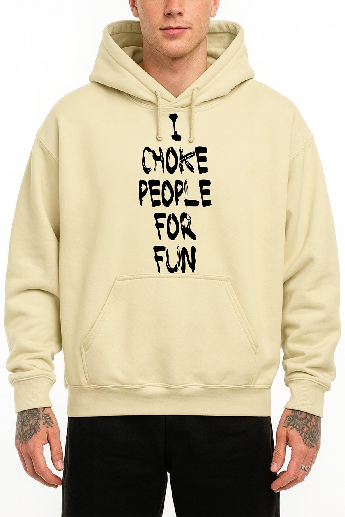 I Choke People For Fun Oversize Hoodie