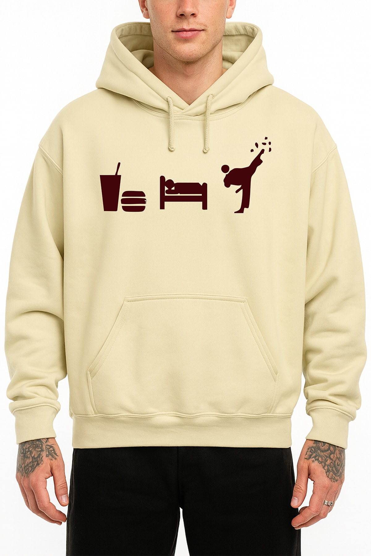 Eat Sleep Train Oversize Hoodie
