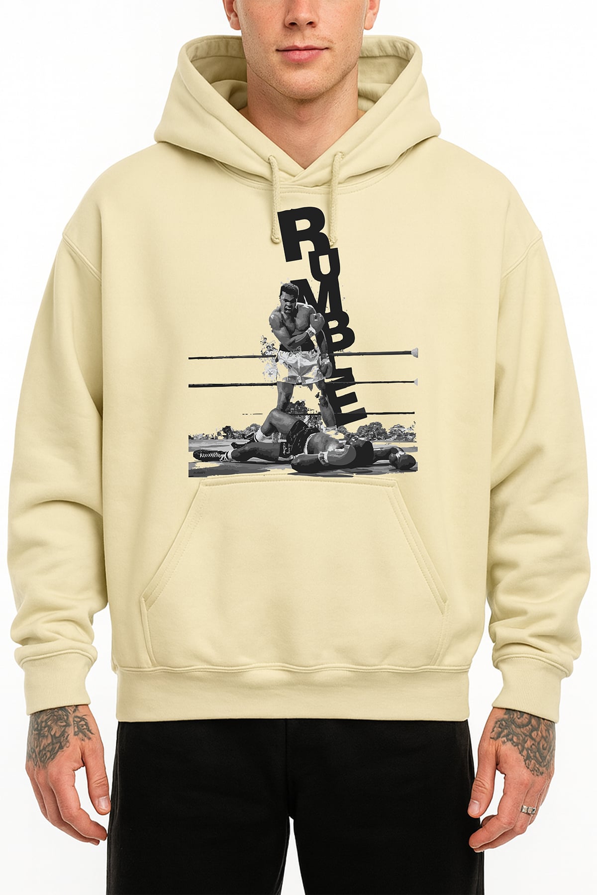 Muhammed Ali Rumble Oversize Hoodie