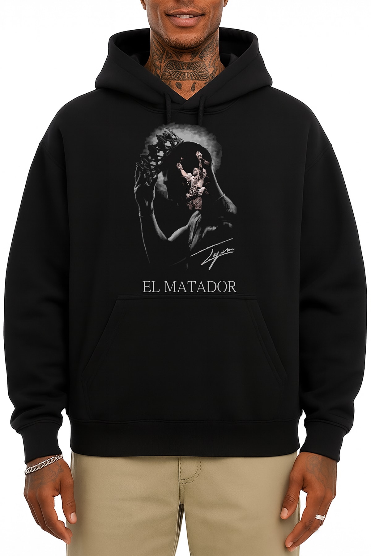 El Matador Ilıa Topuria III Oversize Hoodie