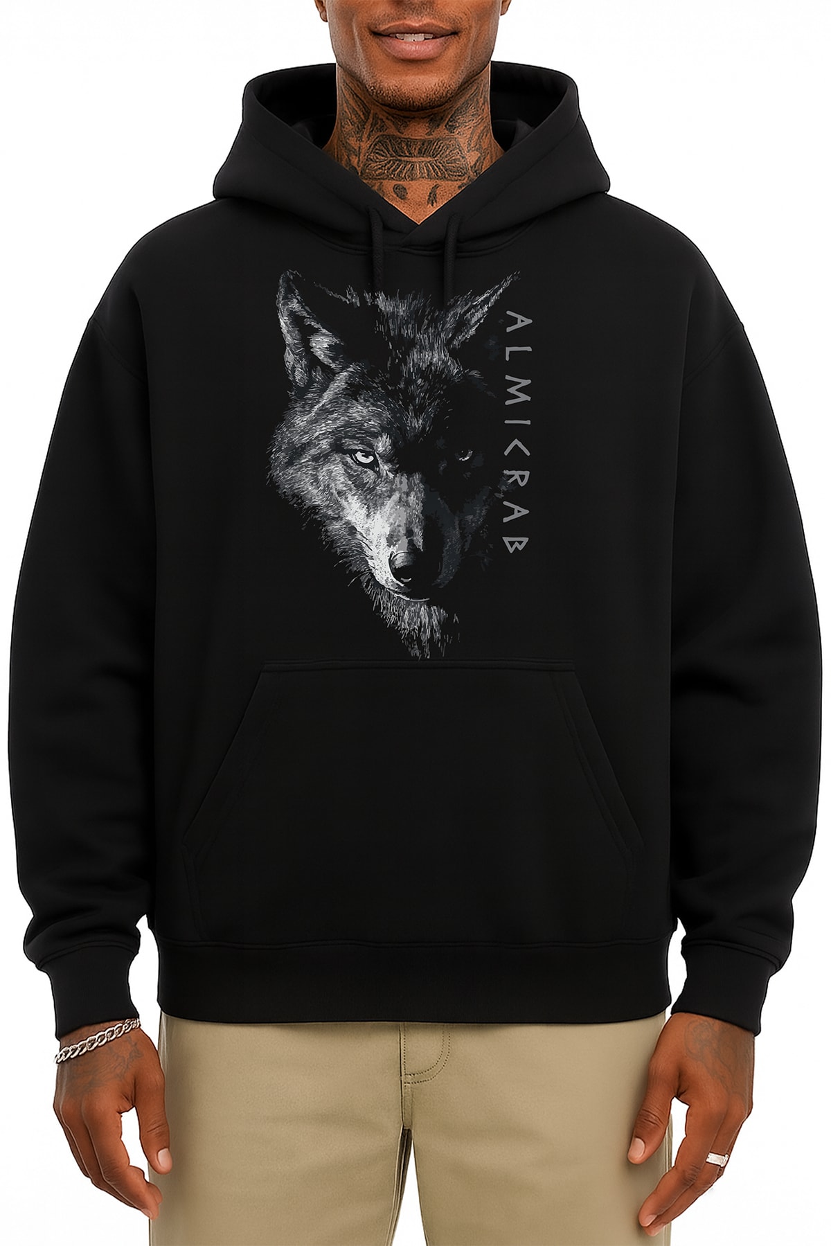 Spirit of the Wolf Oversize Hoodie