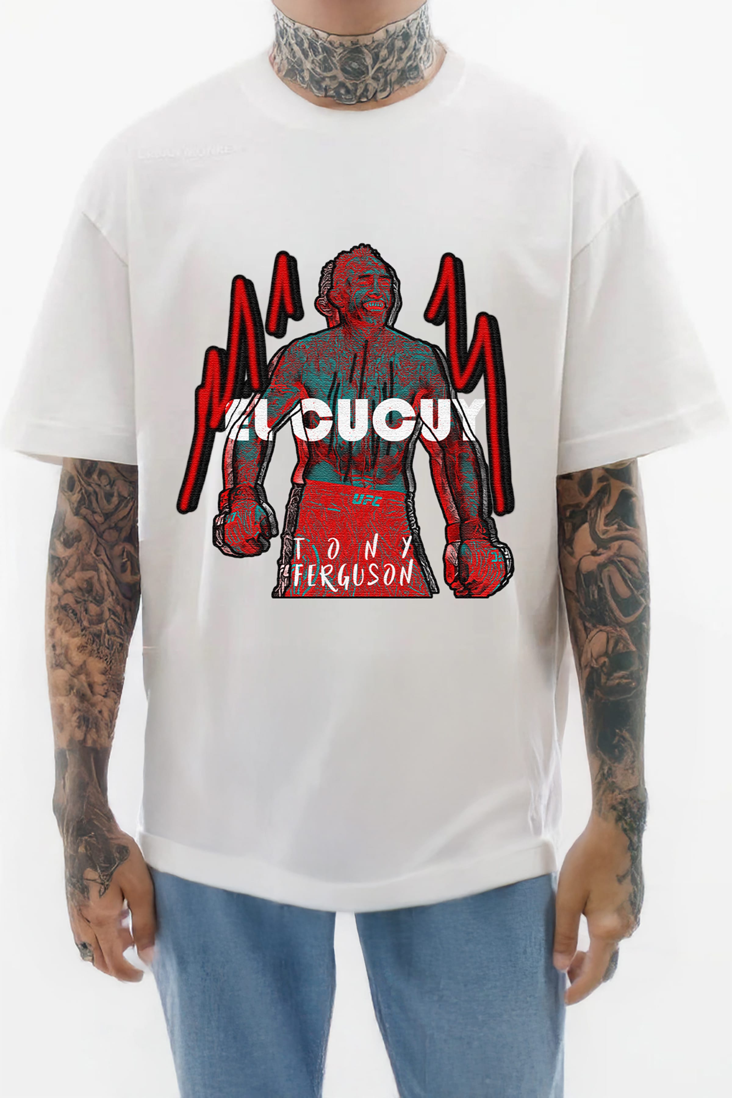 El Cucuy Tony Ferguson Oversize Tişört
