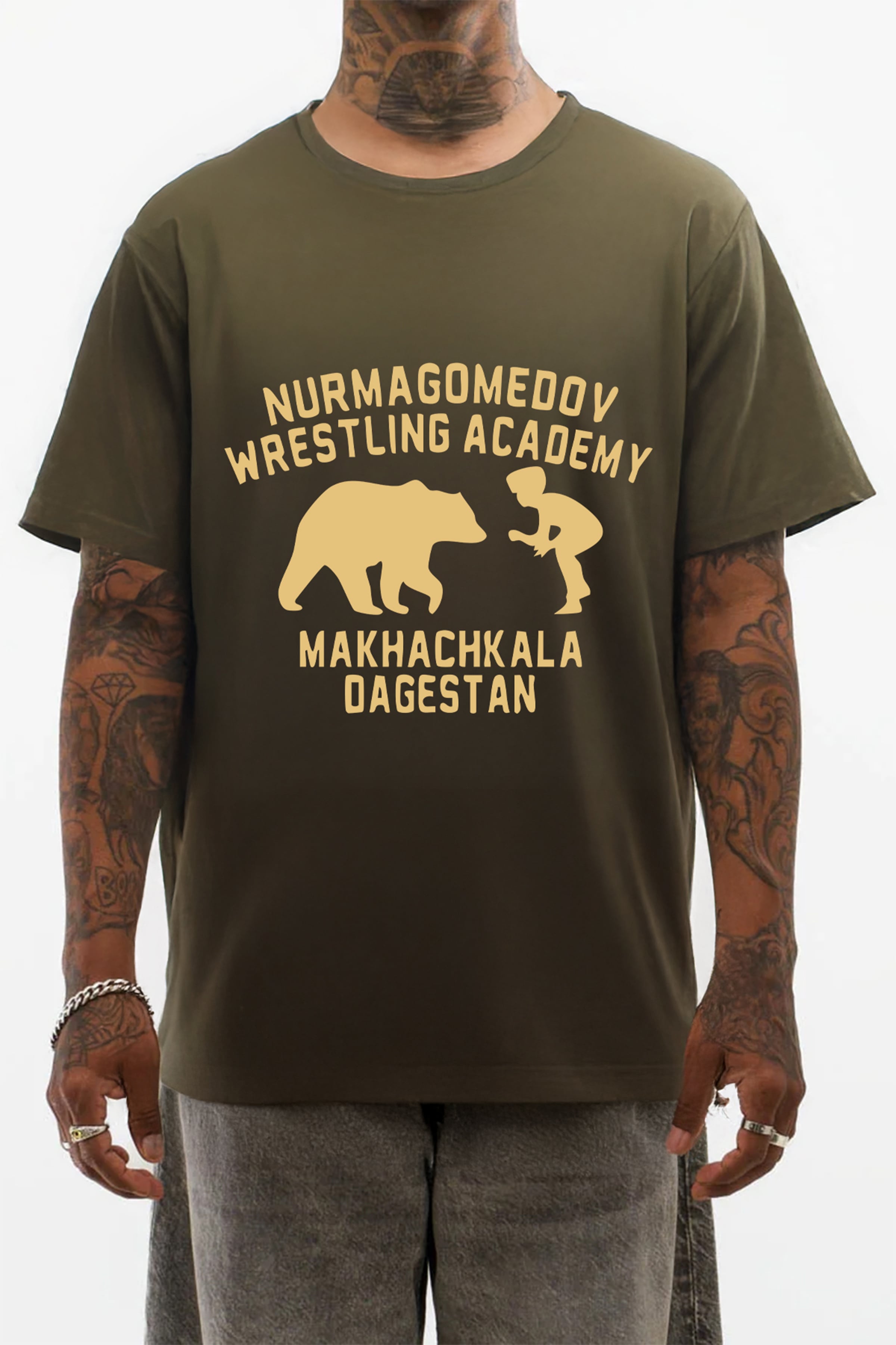 Nurmagomedov Wrestling Academy Oversize Tişört