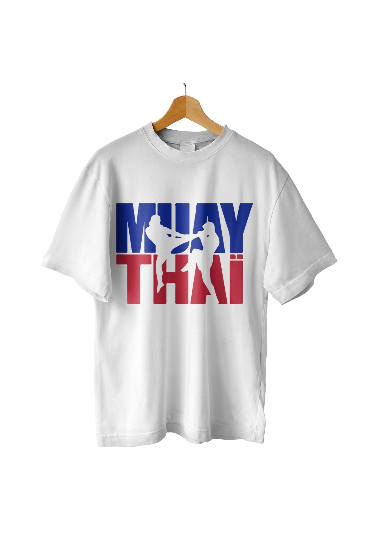 Oversize Muay Thai Logo Tişört