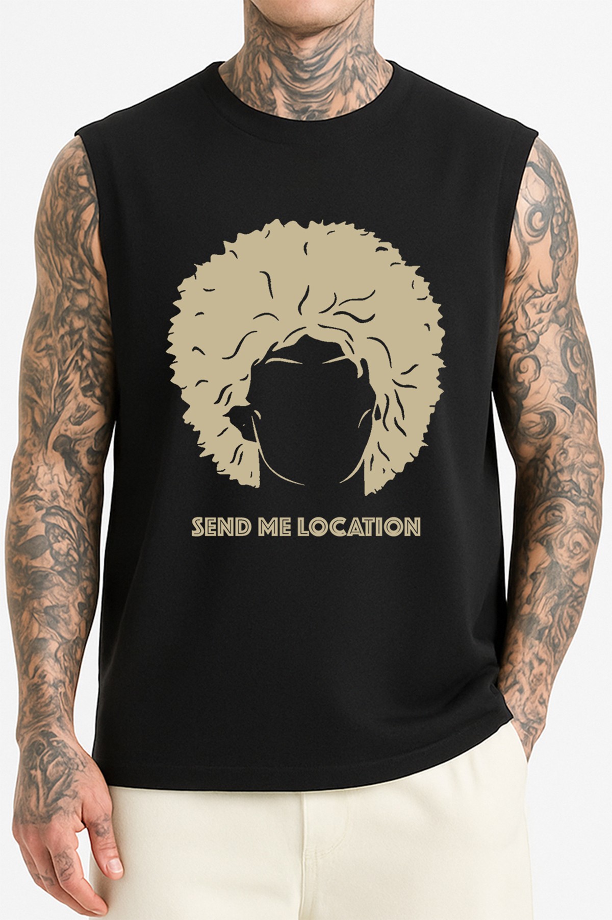 Send Me Location Kolsuz Tişört
