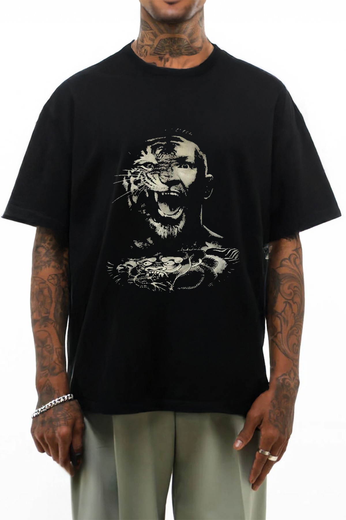 Oversize Conor Tiger Spirit Tişört