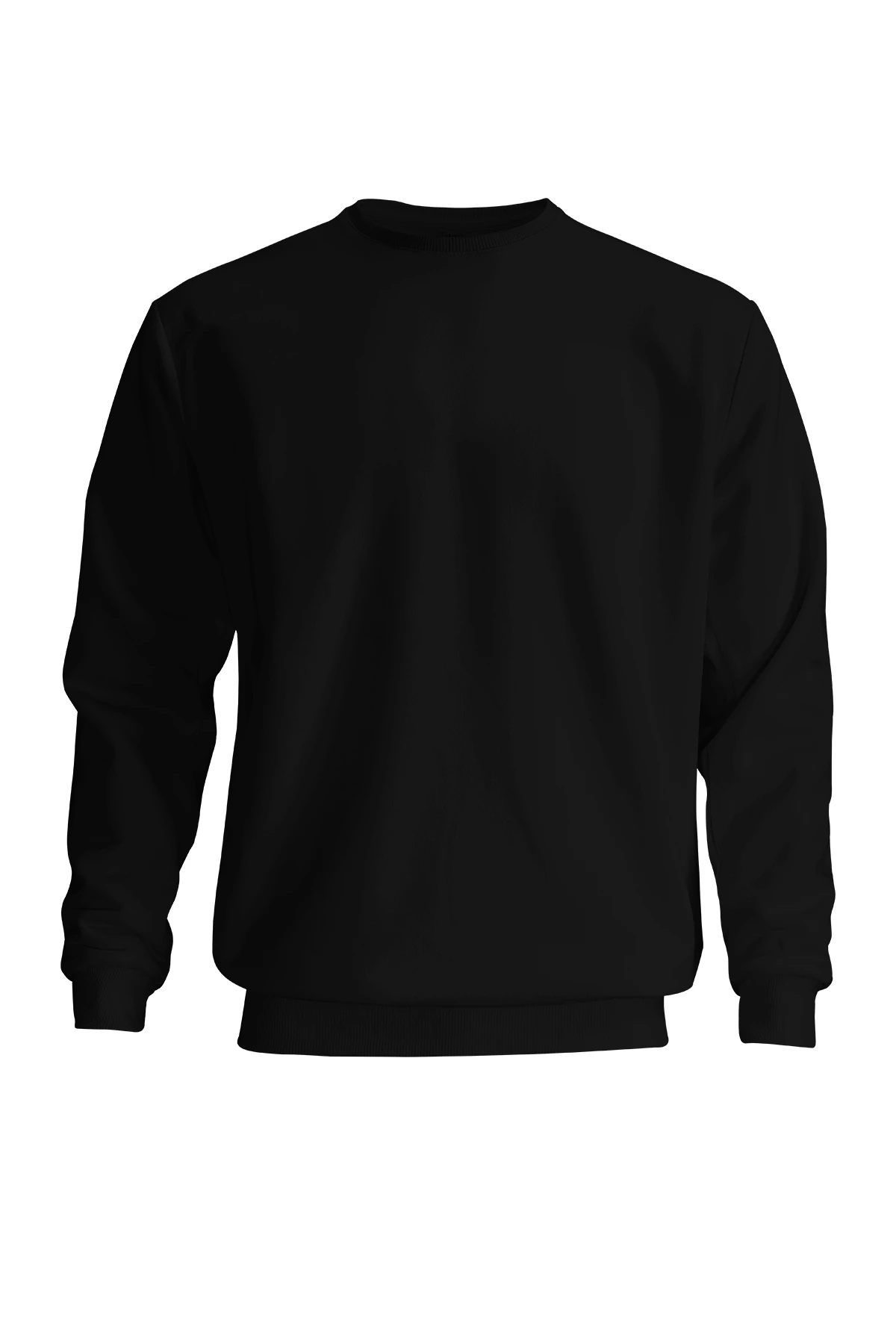 Basic Kapüşonsuz Sweatshirt