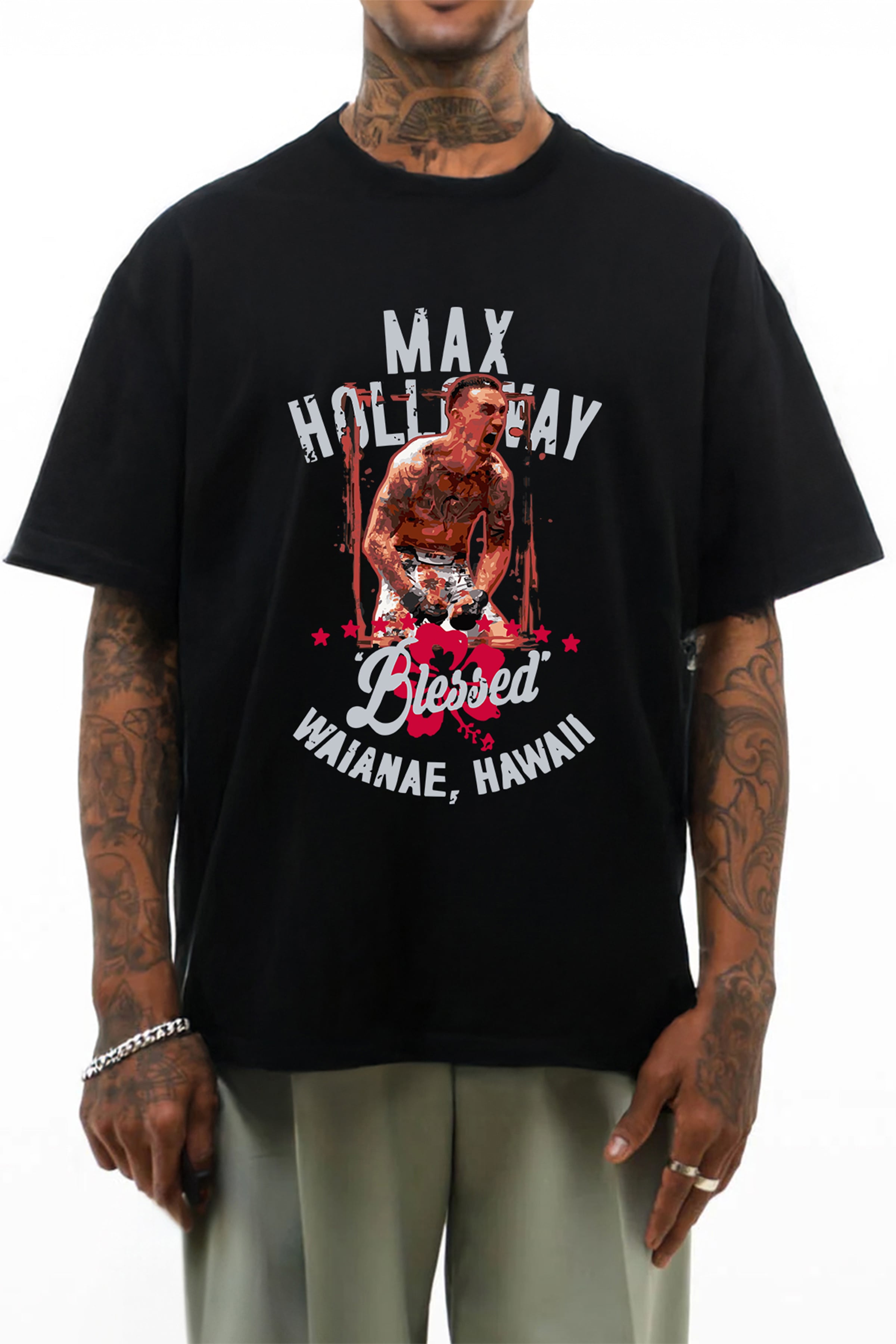 Max Blessed Holloway Oversize Tişört
