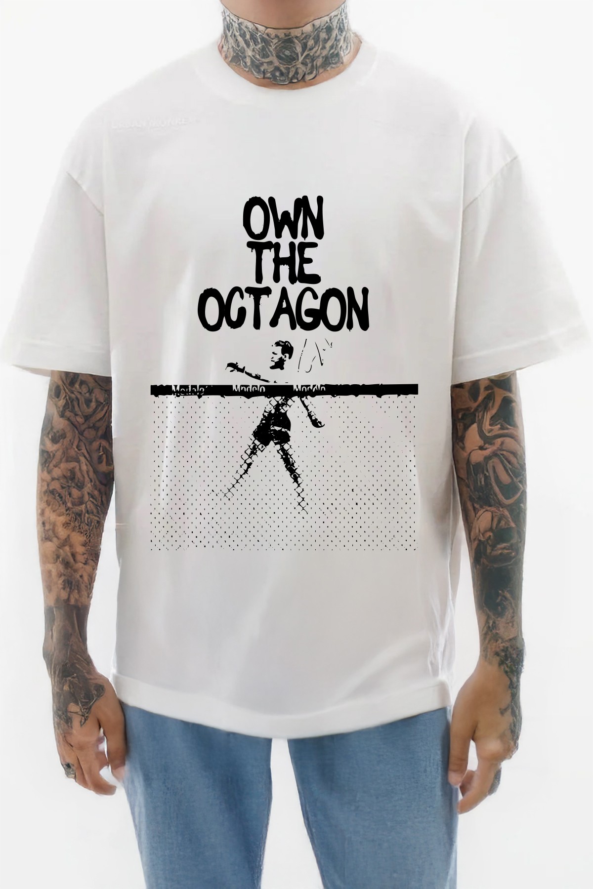 Own The Octagon Conor Mcgregor Oversize Tişört