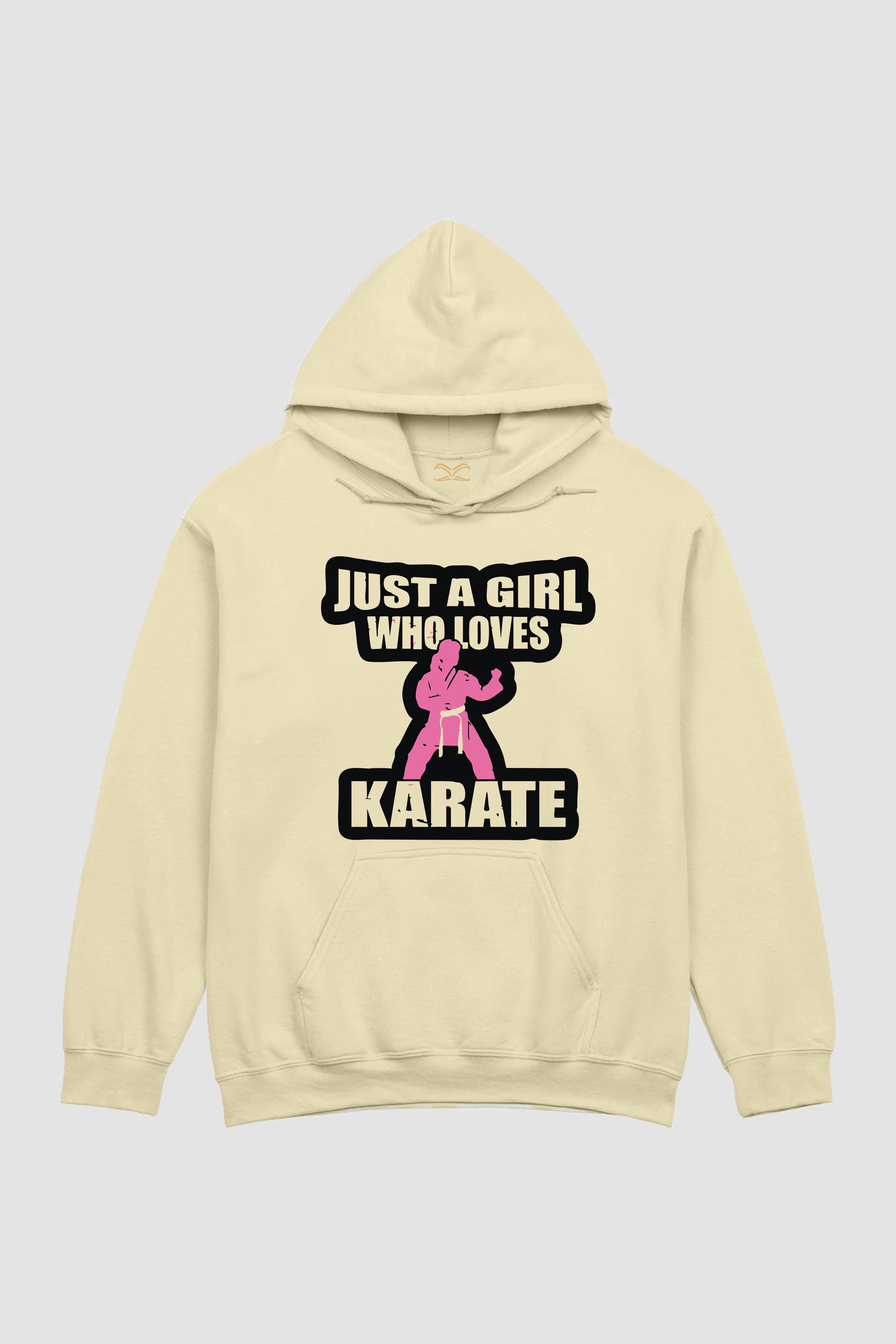 Oversize Who Loves Karate Girl Hoodie