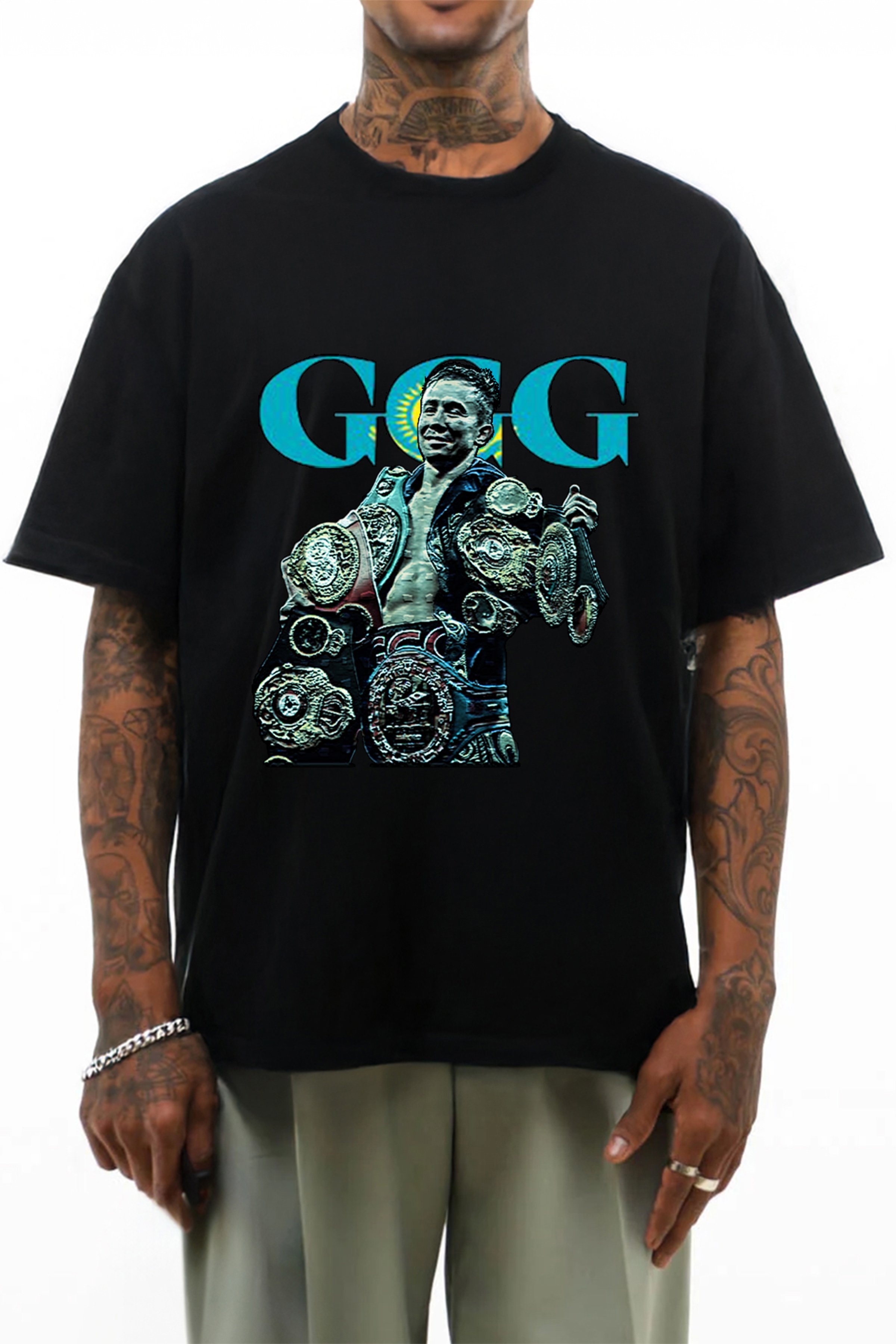 Gennadiy Golovkin Oversize Tişört