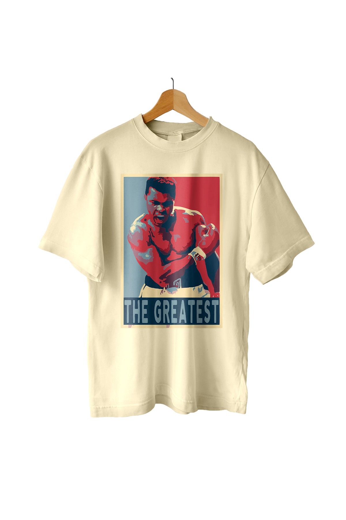 Oversize Muhammed The Greatest Ali Tisort