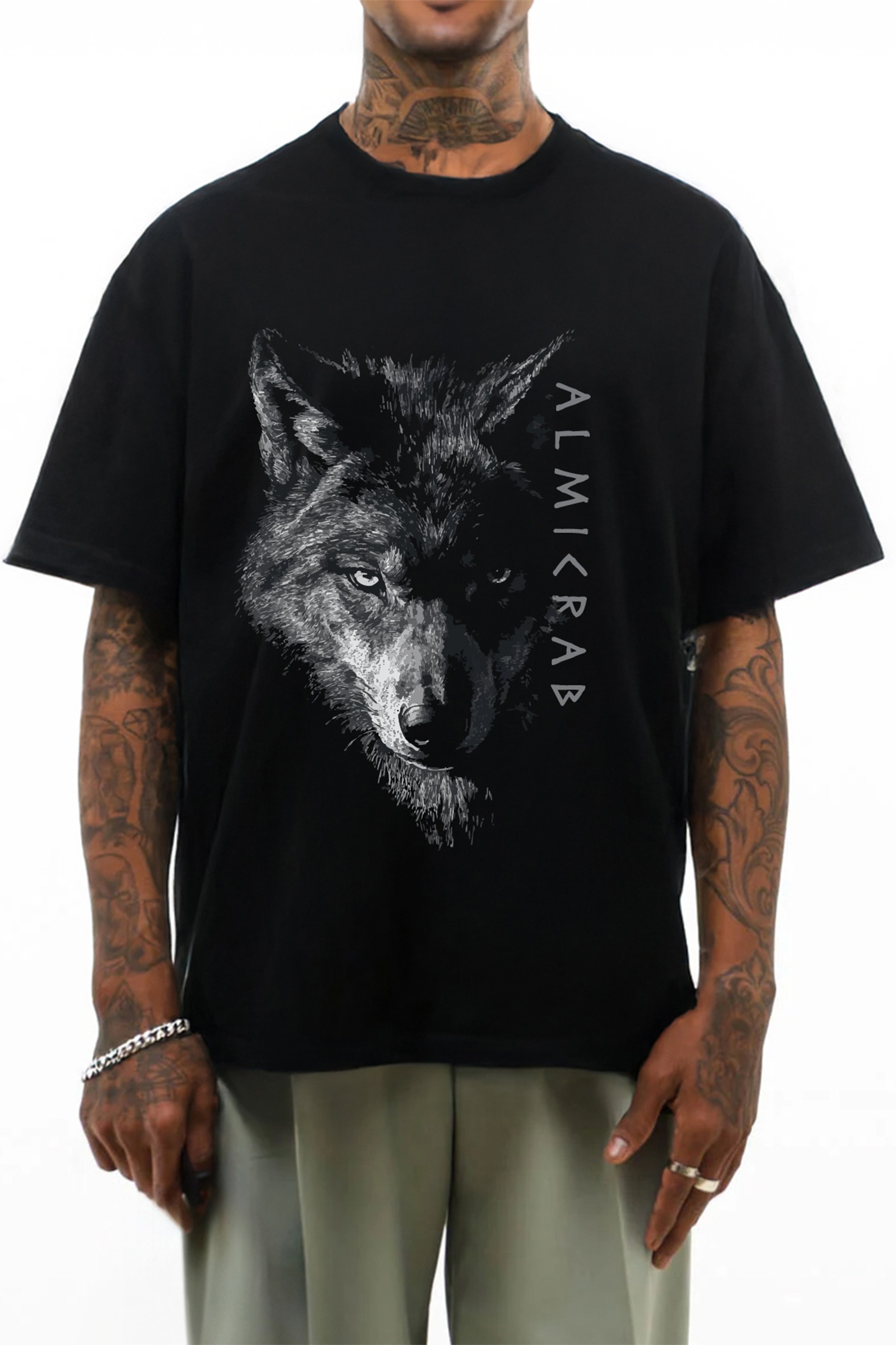 Spirit of the Wolf Oversize Tişört