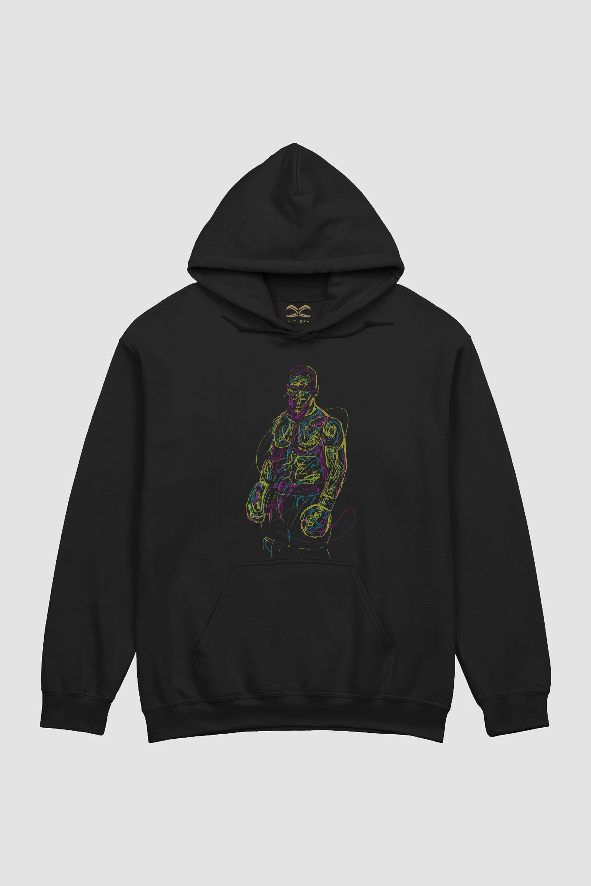 Oversize Mike Tyson Colorful Hoodie