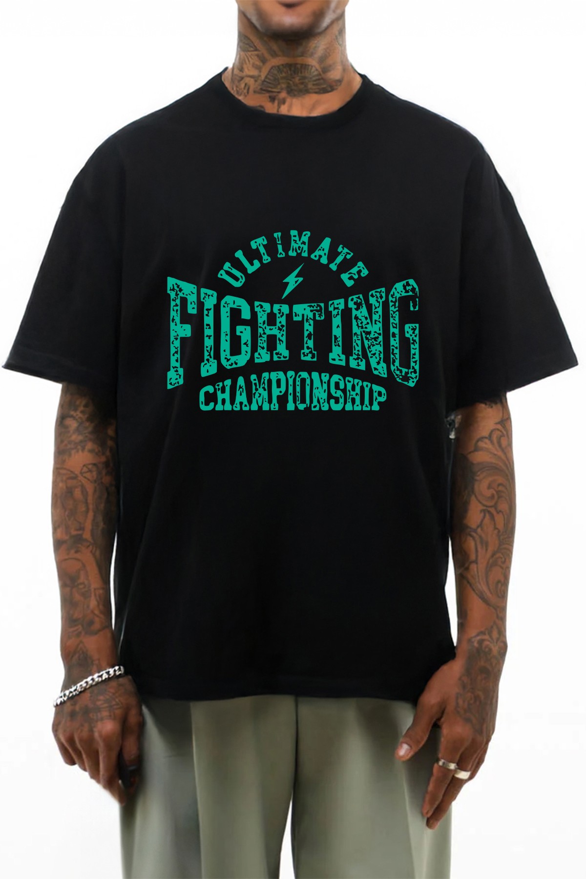  Ultima Fighting Championship Oversize Tişört