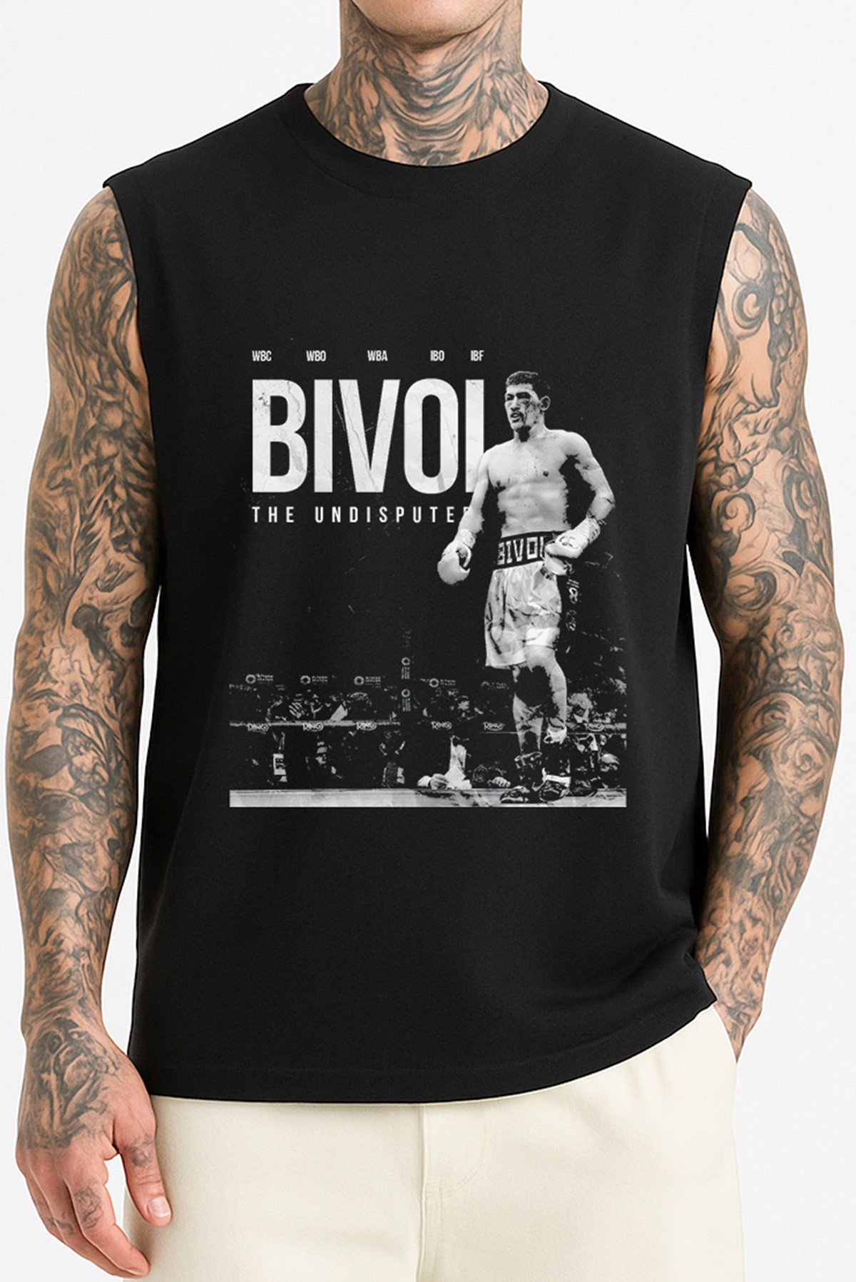 Dmitry Bivol Kolsuz Tişört