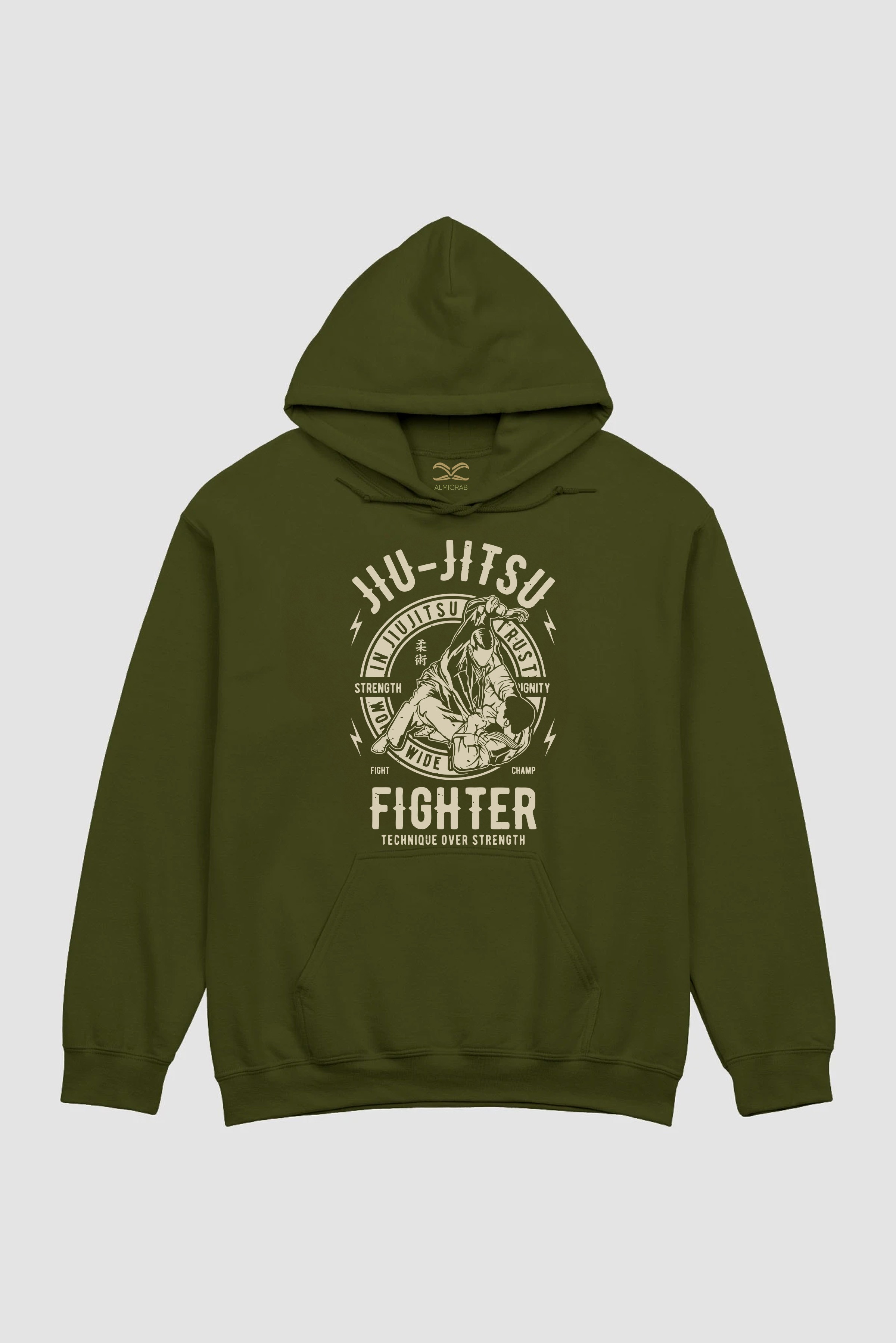 Oversize Jiu Jitsu Fighter Hoodie