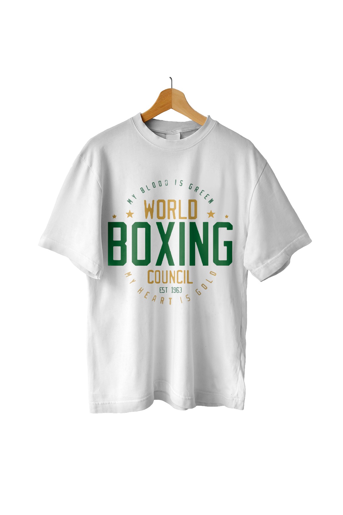 Oversize World Boxing Council Tişört