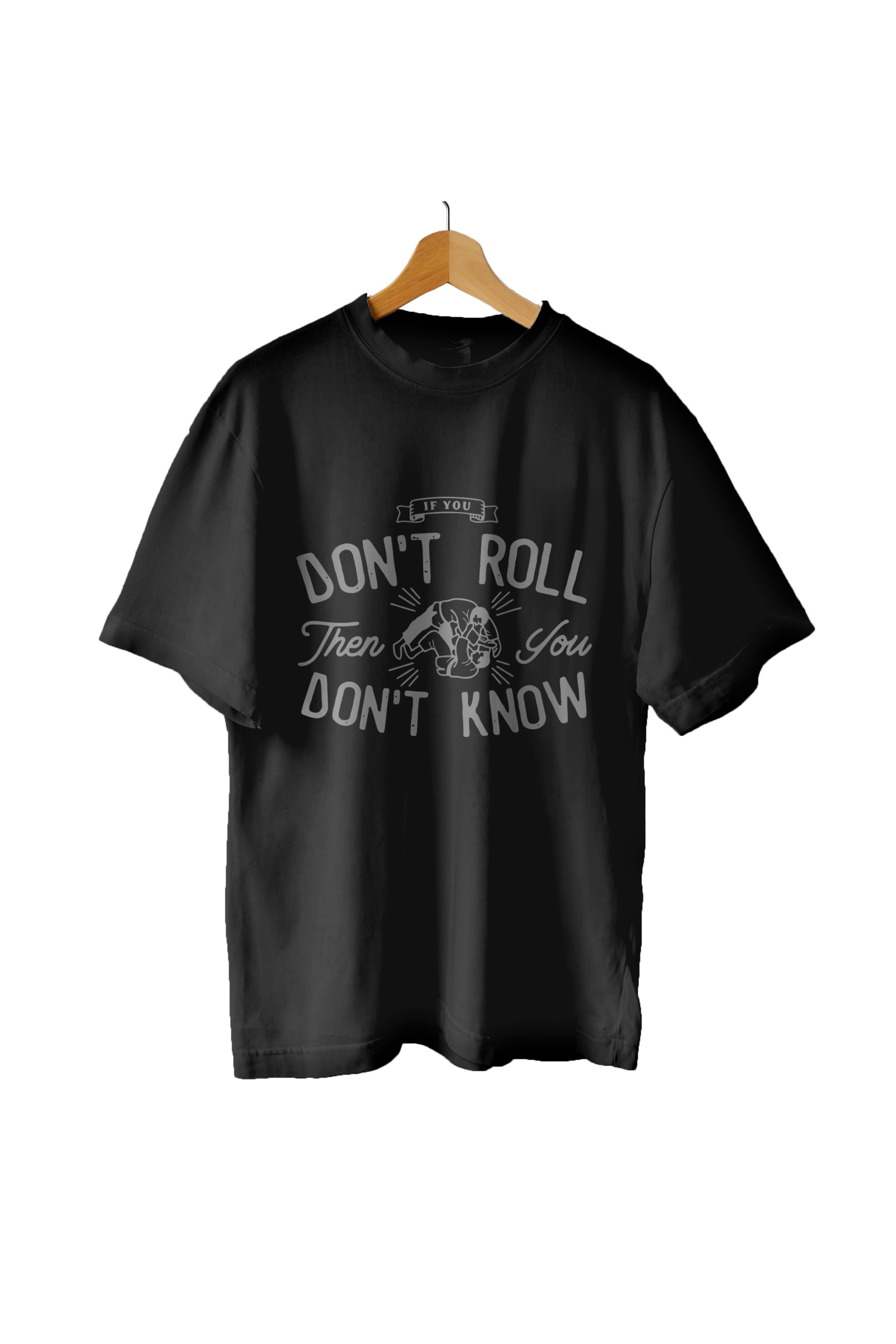 Oversize Don't Roll Don't Know Tişört