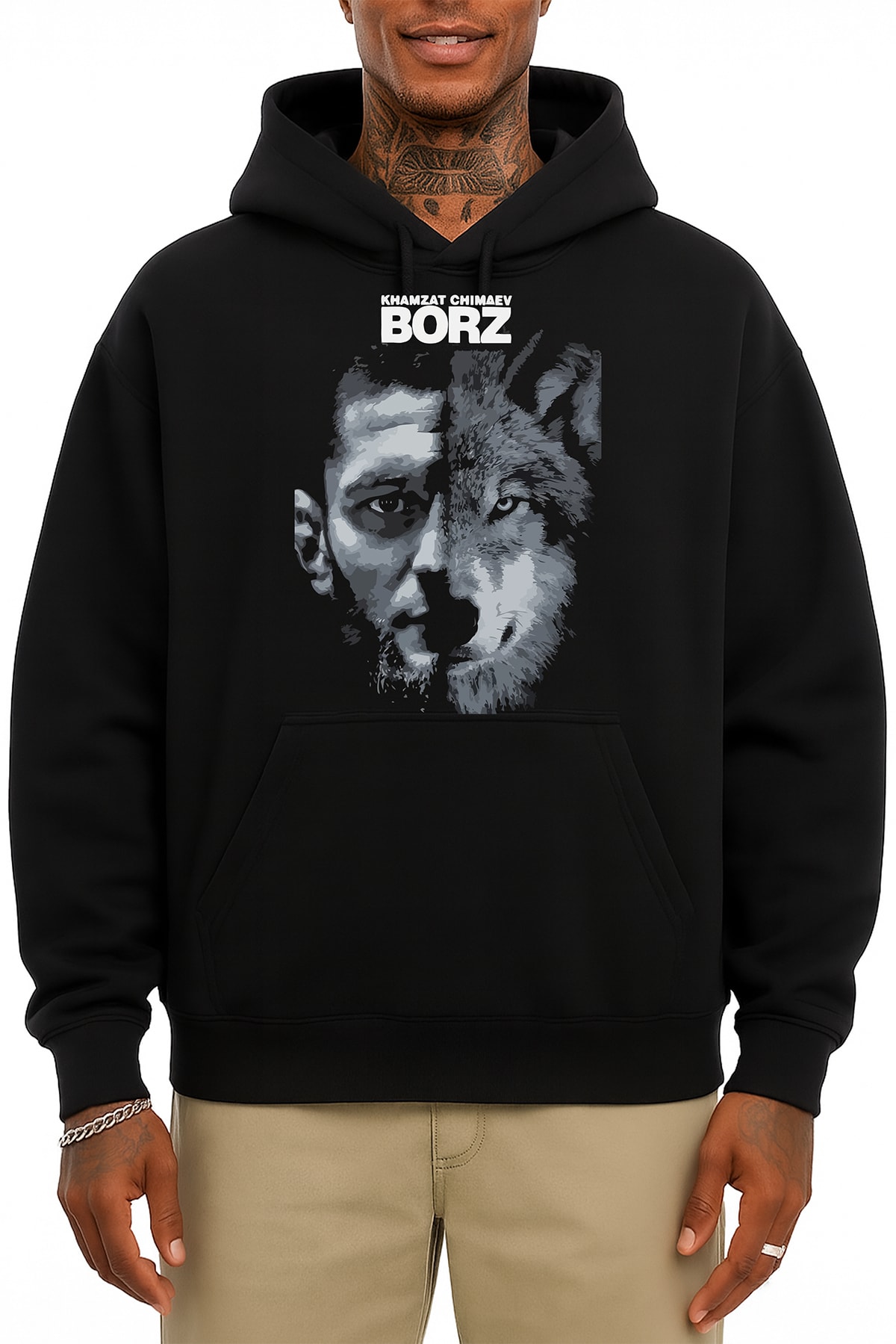 Khamzat Chimaev Borz Oversize Hoodie