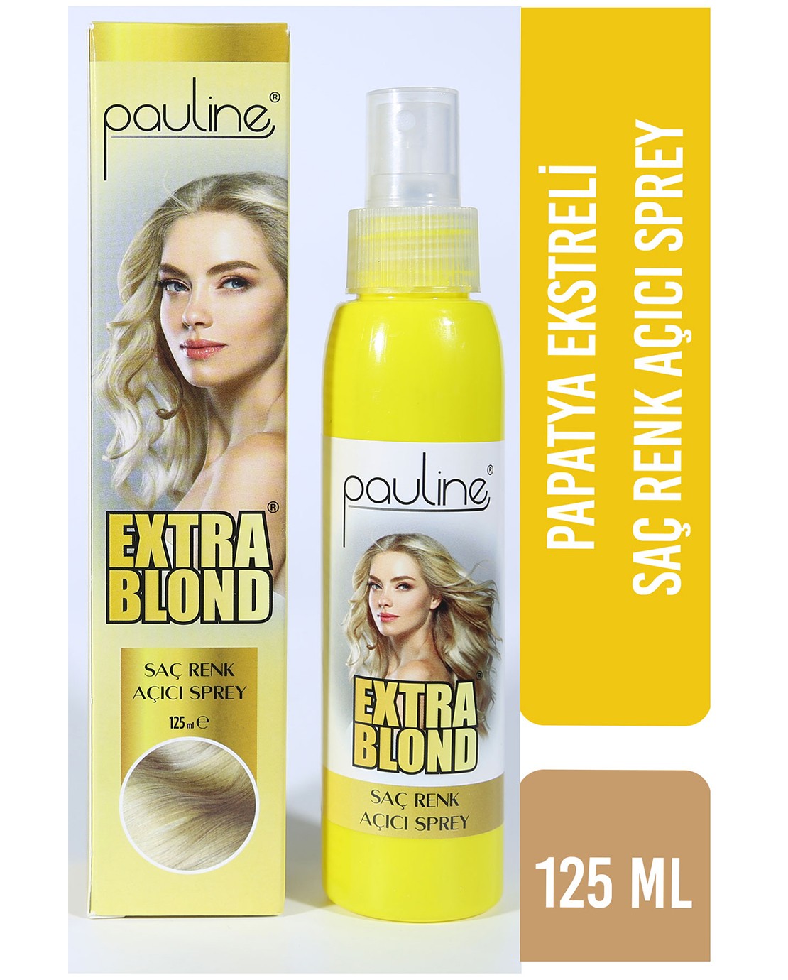 Pauline Doğal Saç Açıcı Sprey 125 ml