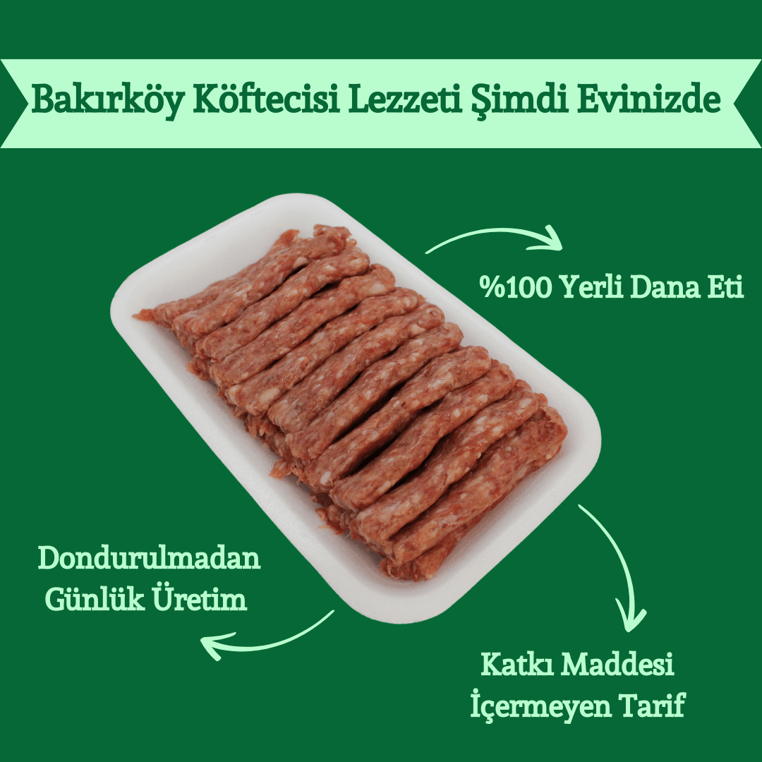 Pişmeye Hazır Köfte 500 gr.
