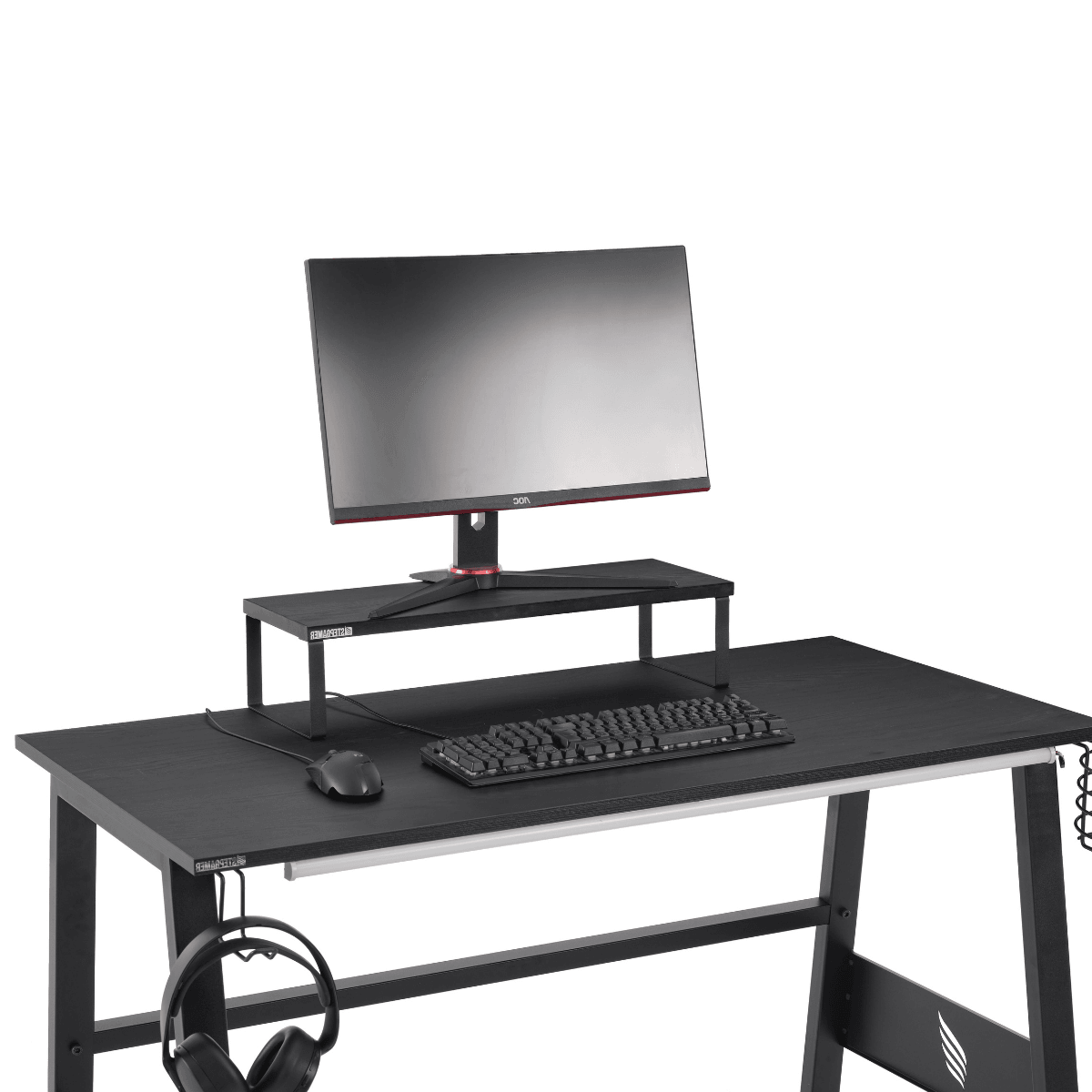 Ergonomik Metal Monitör Yükseltici - Şık ve Dayanıklı Masaüstü Standı Monitör Standı 60x20x14