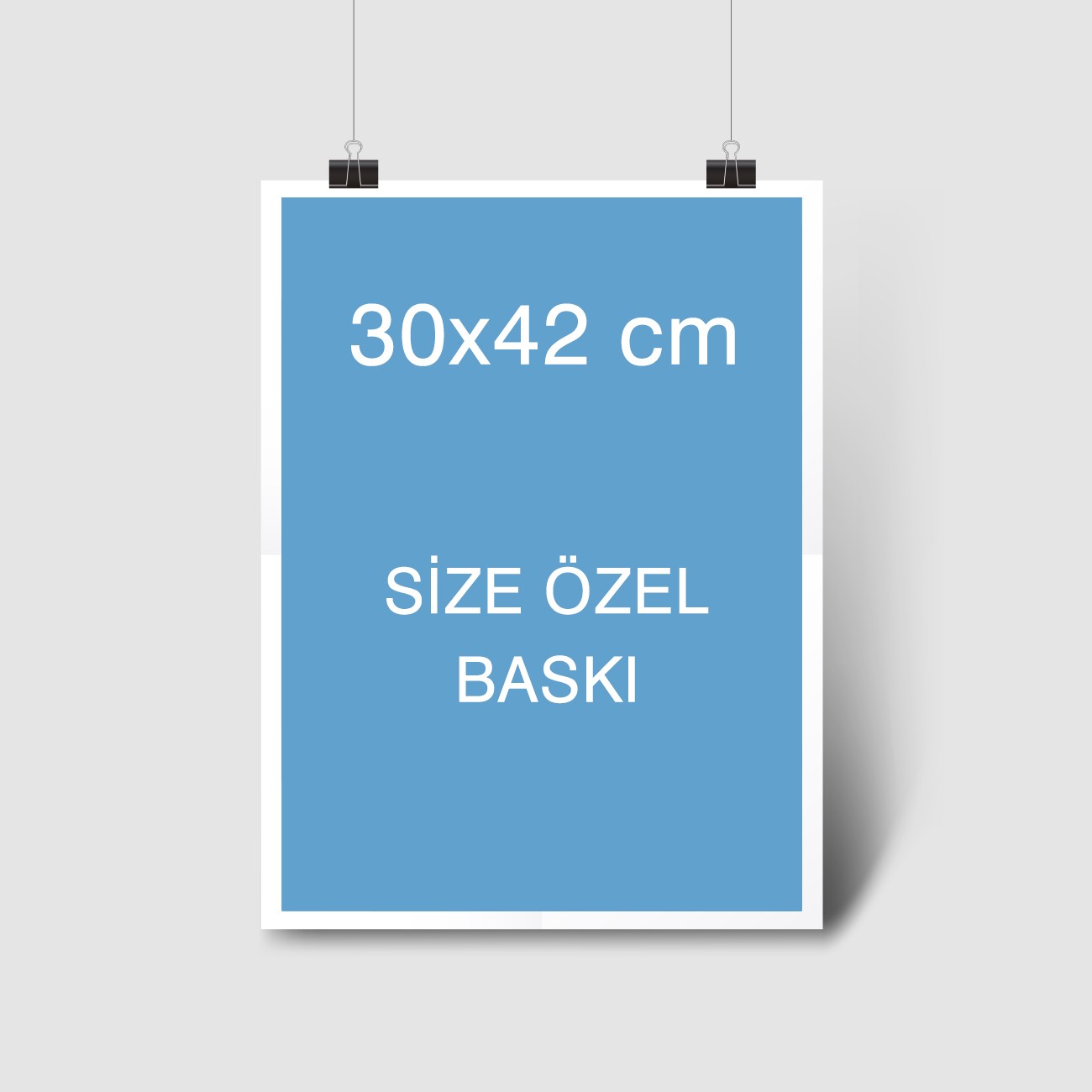 30x42 cm Renkli Baskılı Poster