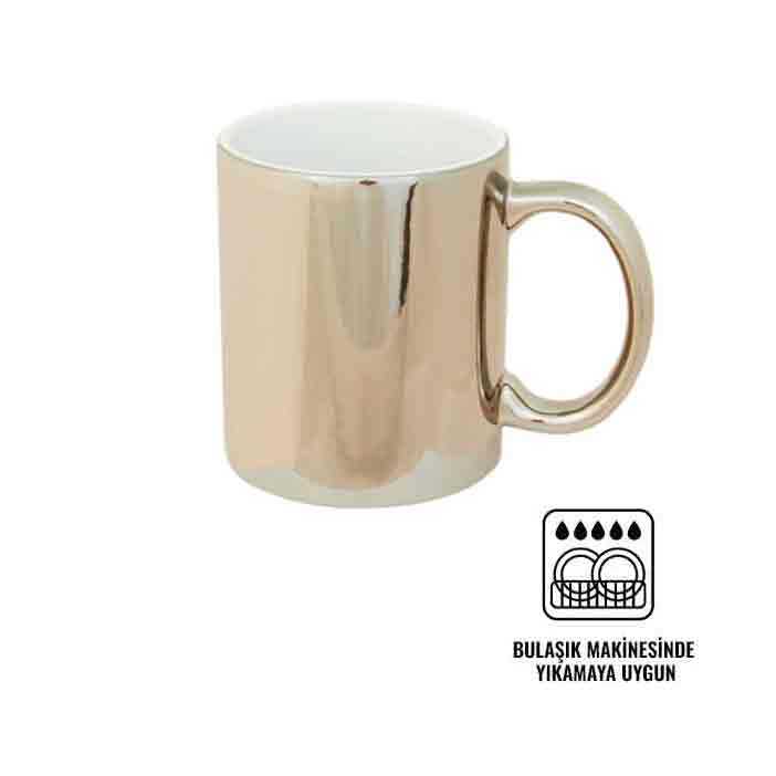 Metalik Gümüş Yaldız Kupa