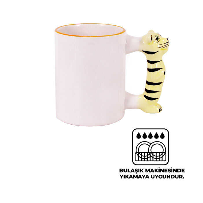 Kaplan Figürlü Kupa Bardak