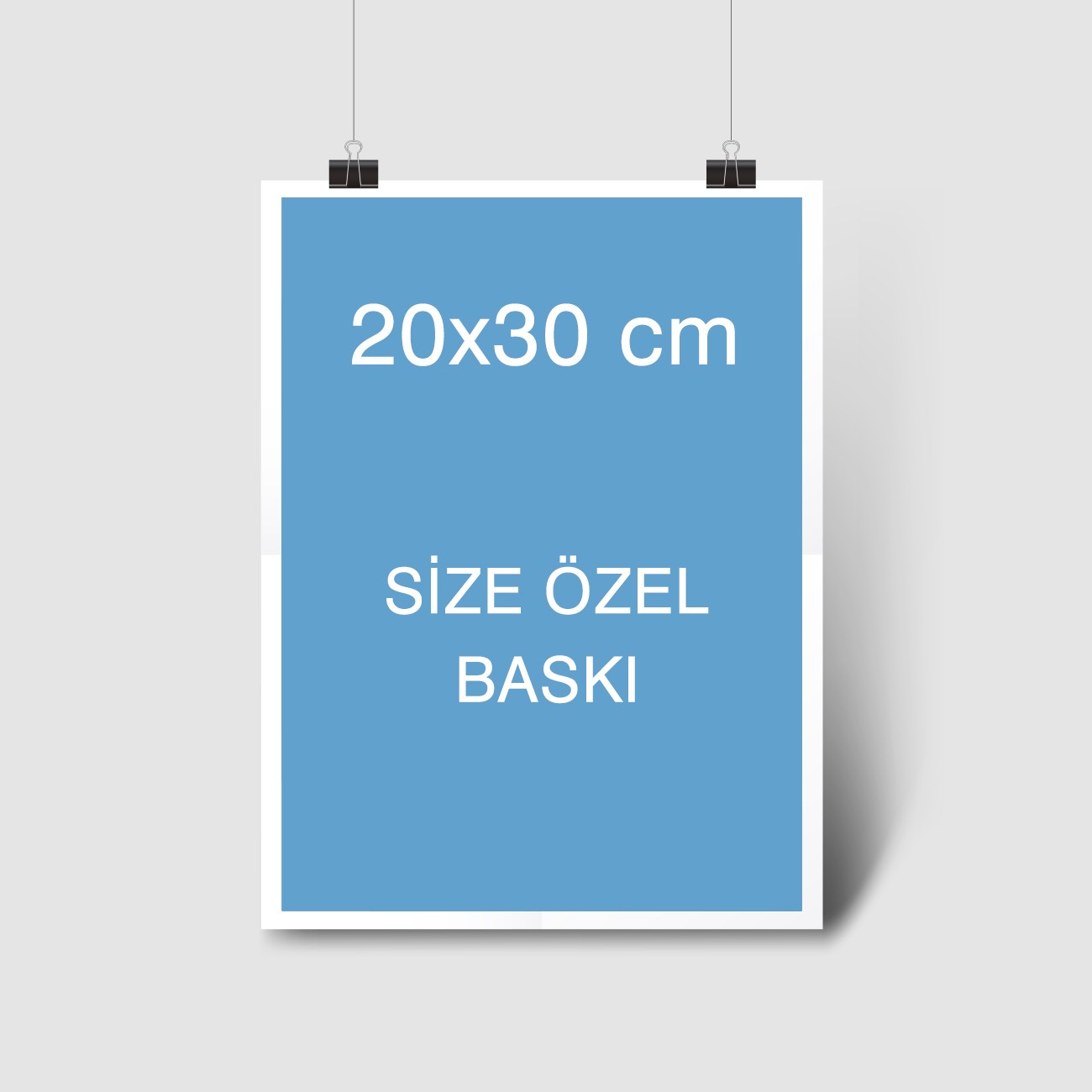 20x30 cm Renkli Baskılı Poster