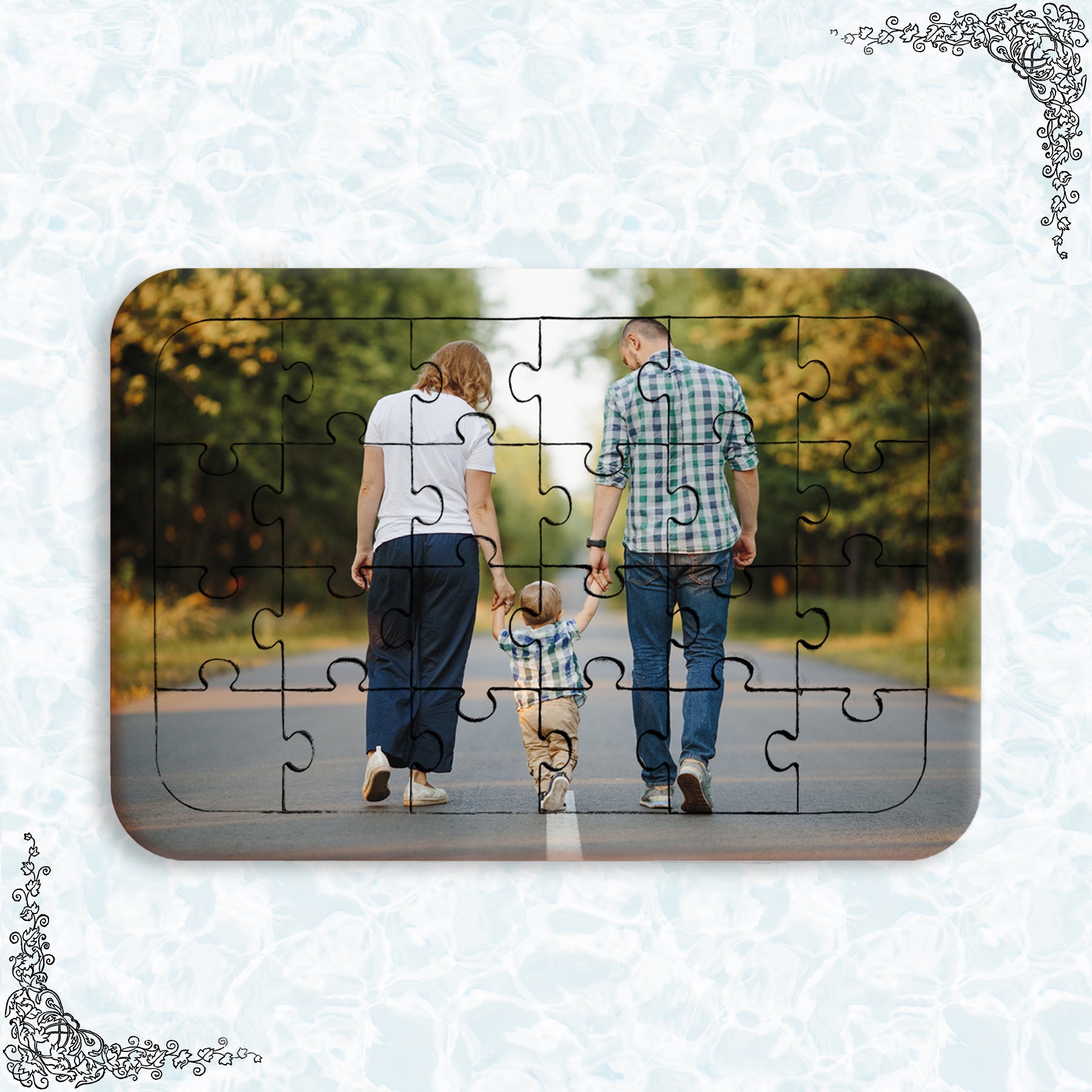 Renkli Baskılı Puzzle