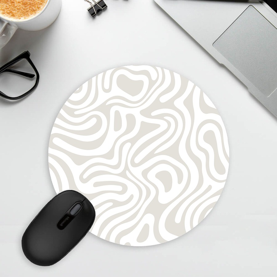 Renkli Baskılı Yuvarlak Mouse Pad