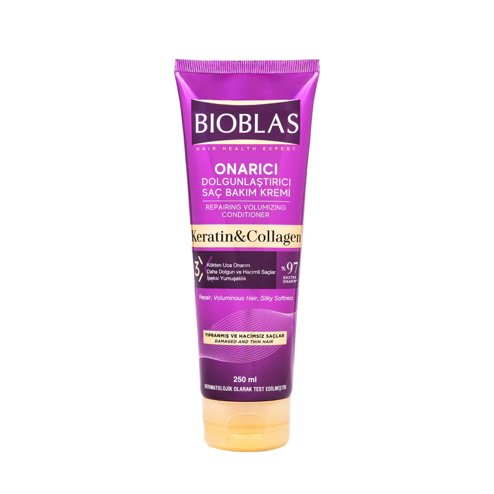 Bioblas Kolajen & Keratin Dolgunlaştırıcı ve Onarıcı Saç Kremi 250 ml