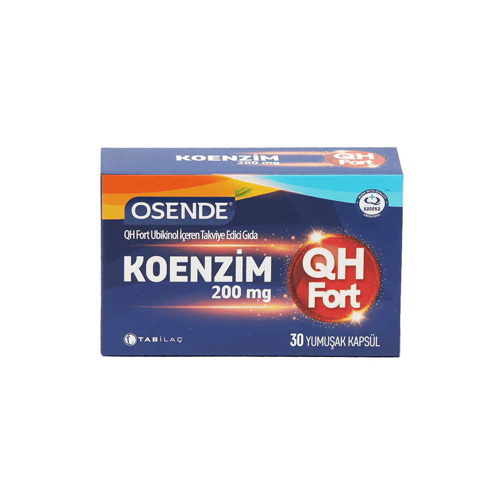 Osende Koenzim 200 mg QH Fort 30 Yumuşak Kapsül