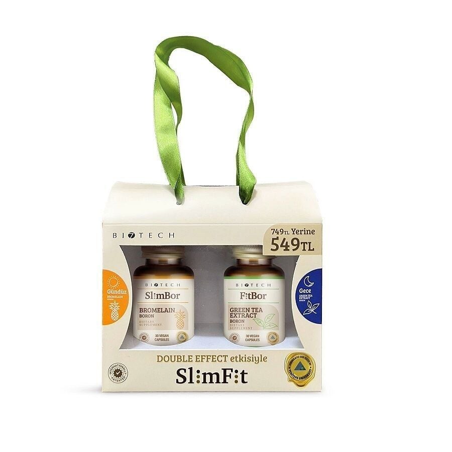 SlimFit Double Effect SlimBor 30 Kapsül+ FitBor 30 Kapsül