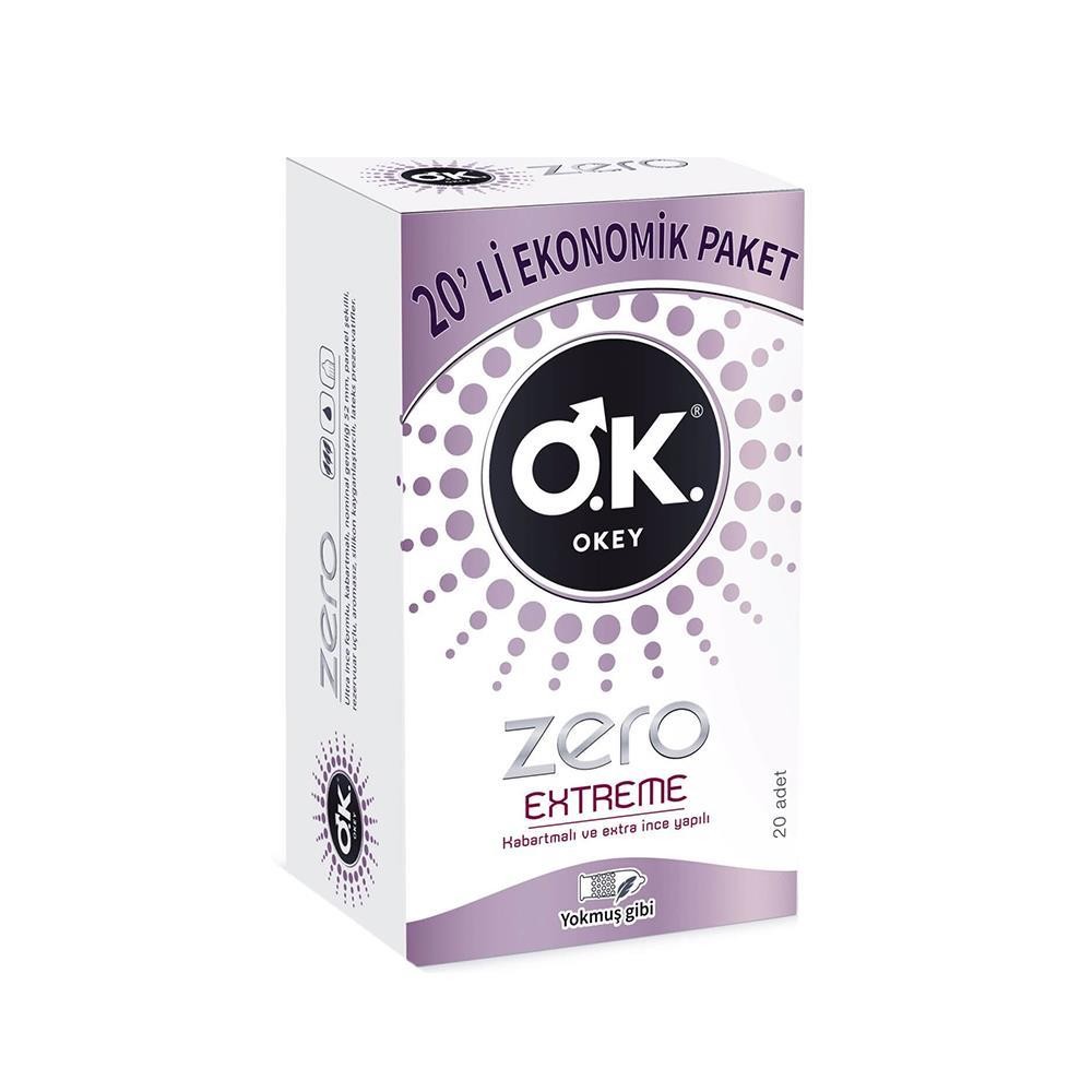 Okey Zero Extreme Prezervatif 20 Adet