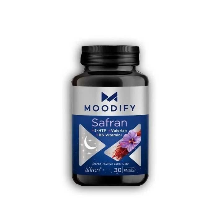 Moodify Safran - 5 Htp - Valerin Vitamin B6 30 Kapsül