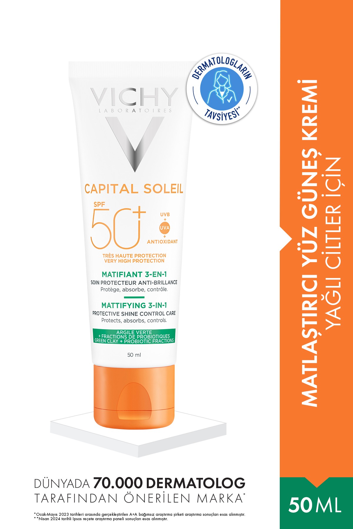 Vichy Capital Soleil SPF50 Güneş Kremi 50 ml