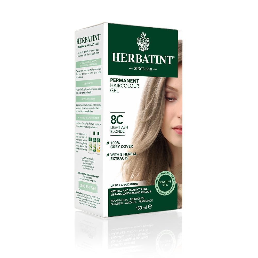 Herbatint Light Ash Blonde 8C Açık Küllü Sarı Saç Boyası 150 ml