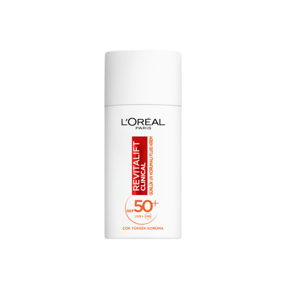 Loreal Paris Revitalift Clinical SPF 50+ Günlük Yüksek UV Korumalı Yüz Güneş Kremi 50 ml