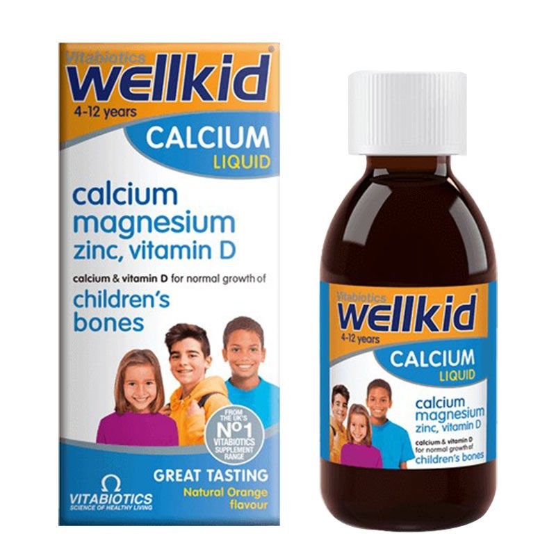 Vitabiotics Wellkid Calcium Liquid Kalsiyum 150 ml