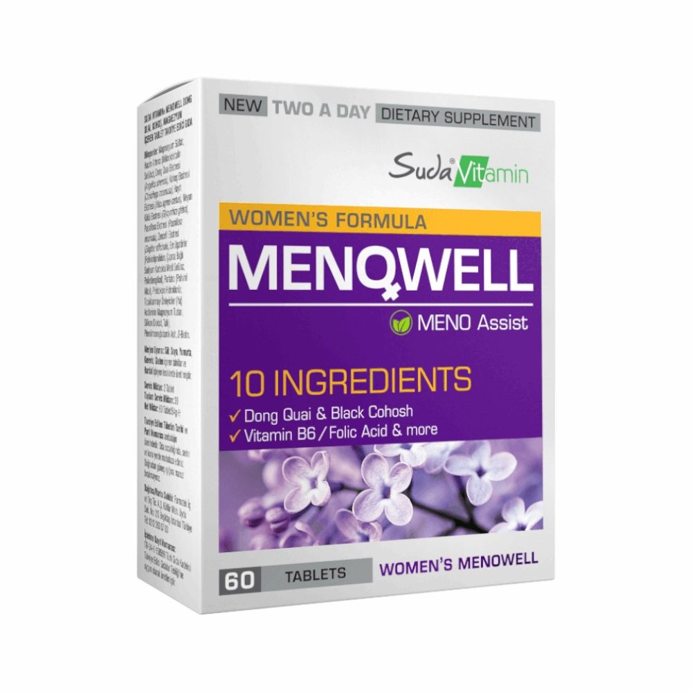 Suda Vitamin Women Formula Menowell Kadınlar İçin 60 Tablet