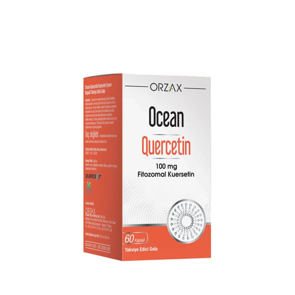 Orzax Ocean Quercetin 100 Mg 60 Kapsül