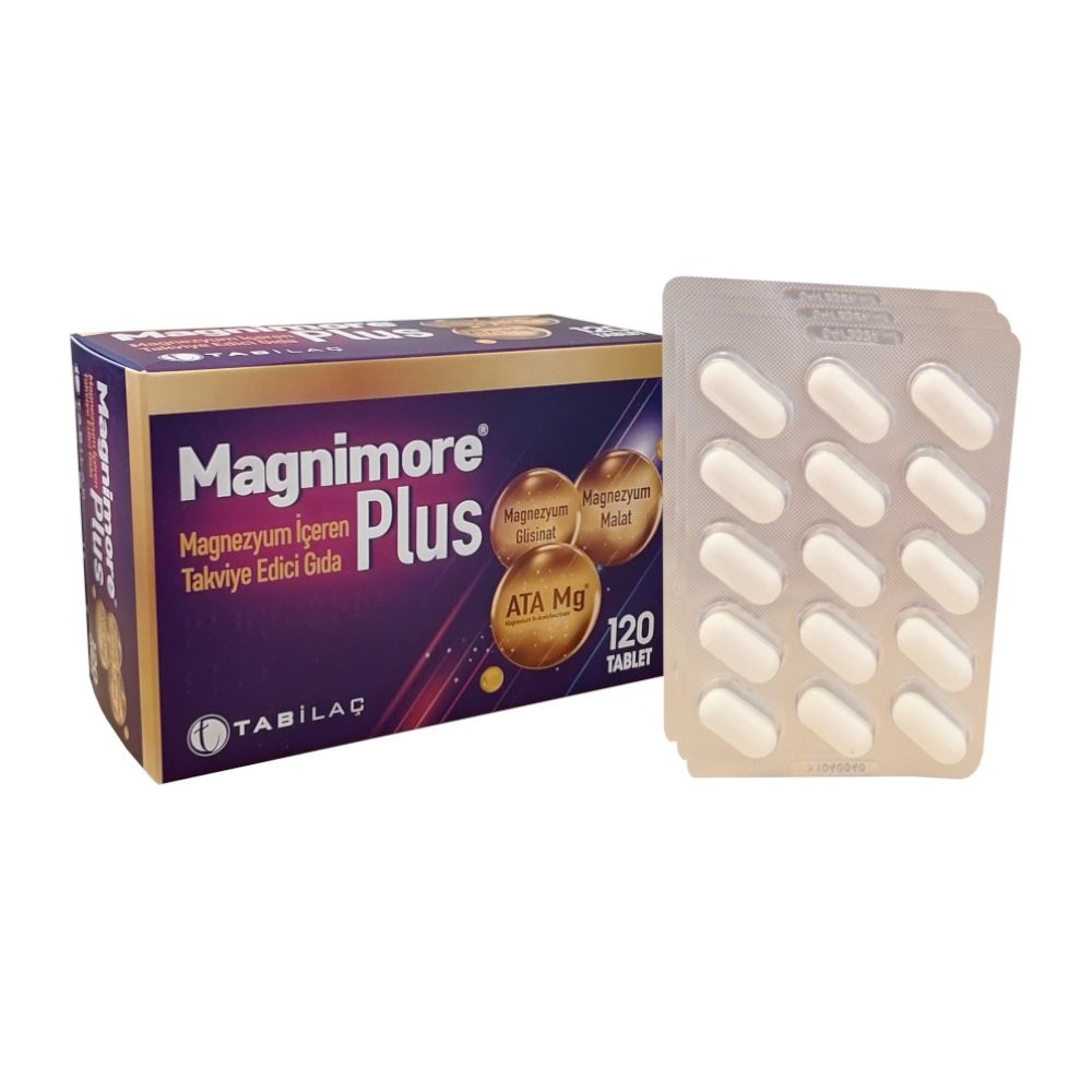 Magnimore Plus Magnezyum 120 Tablet