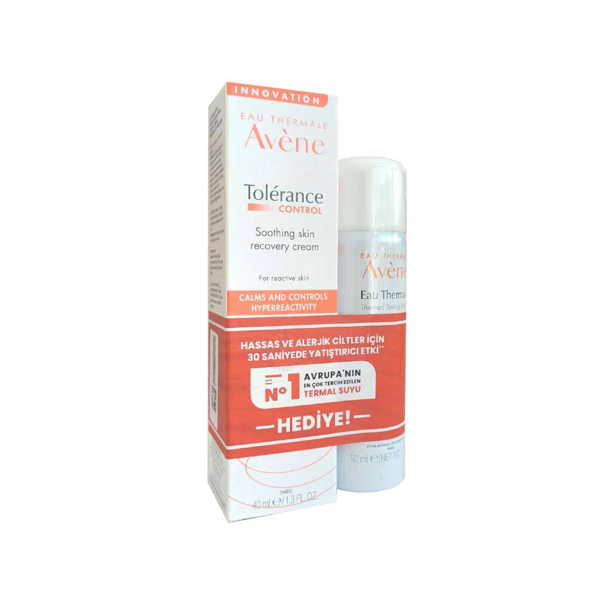 Avene Tolerance Control Cream 40 ml + Termal Su 50 ml Set