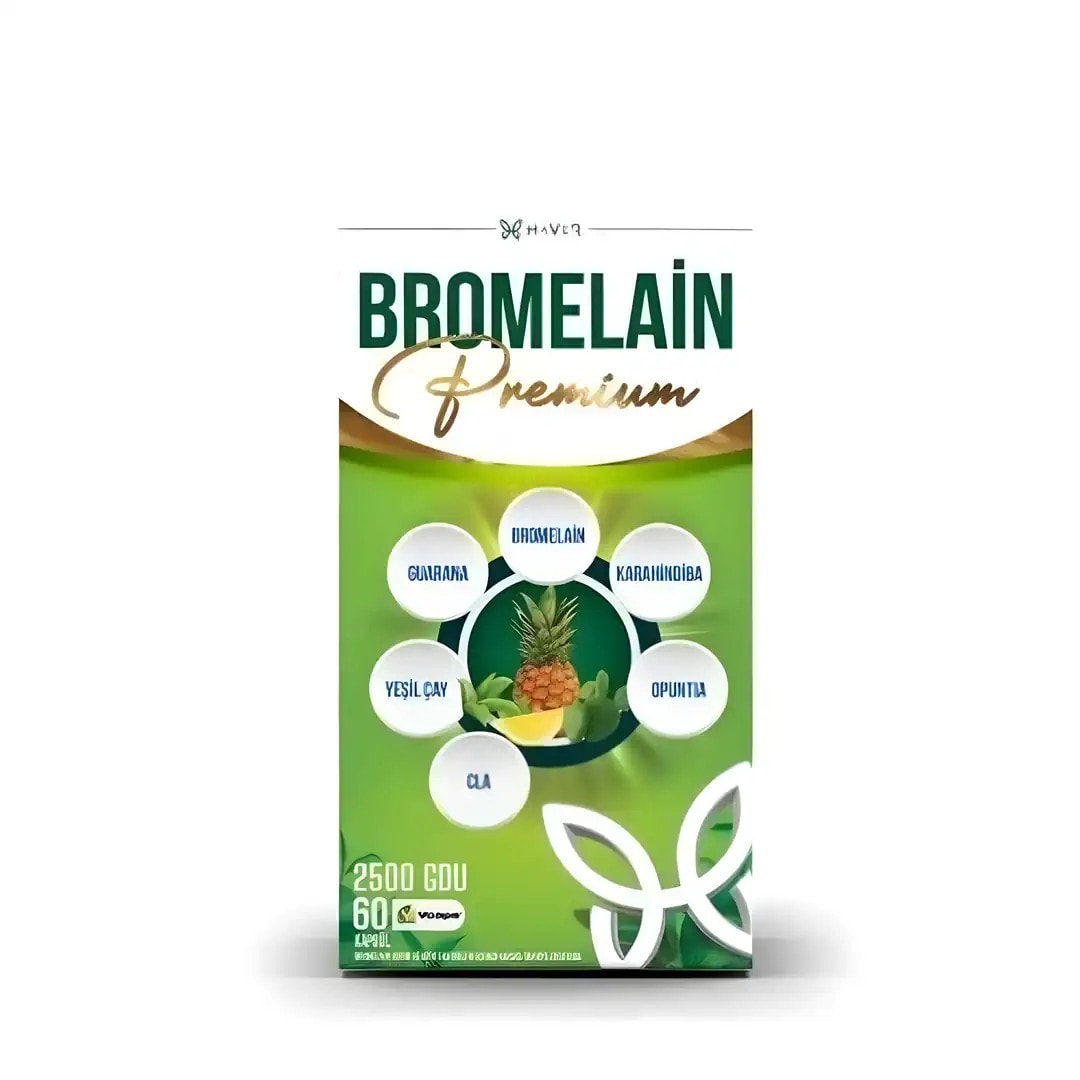 Haver Bromelain Premium 60 Kapsül