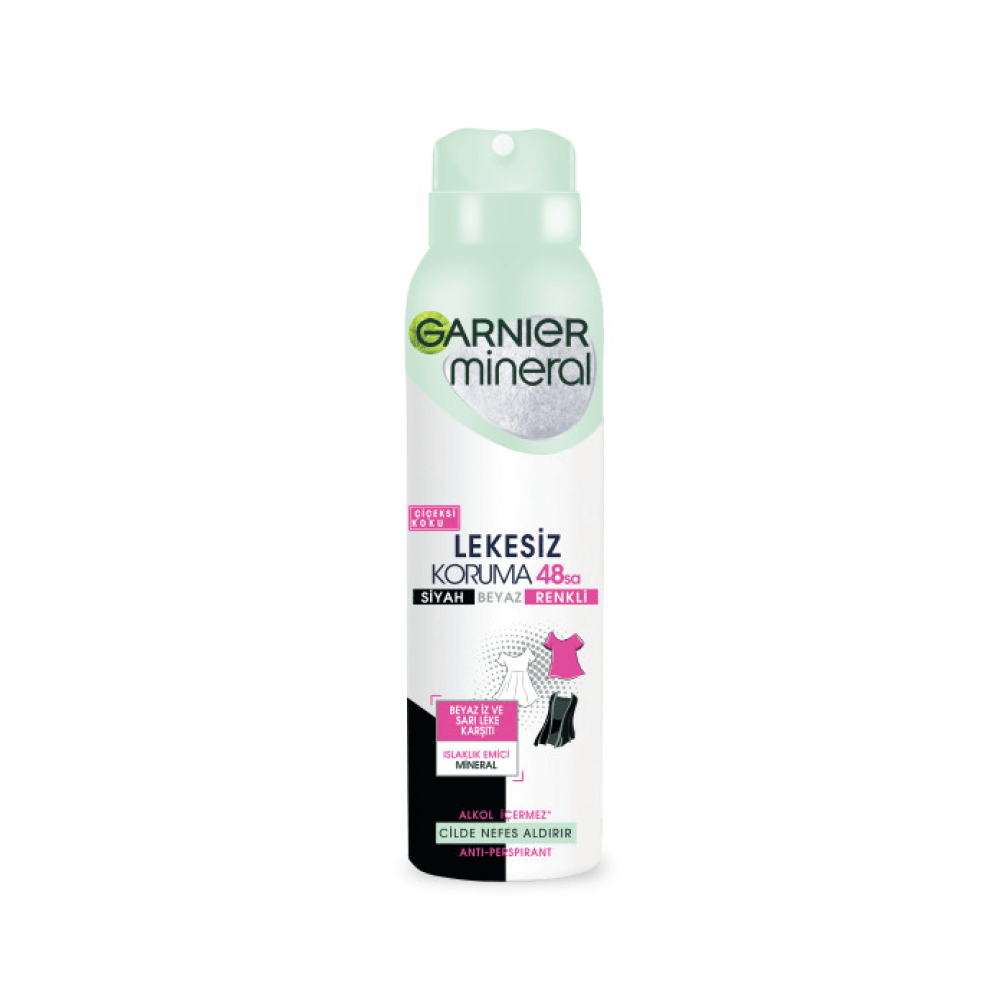 Garnier Mineral Lekesiz Koruma Sprey Deodorant 150 ml