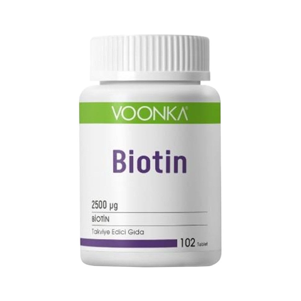 Voonka Biotin Saç ve Tırnak Güçlendirici 102 Tablet